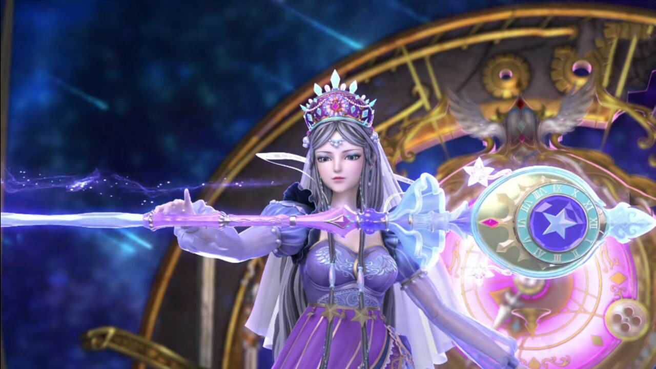 时希公主的魔法杖有四种形态时间之杖华丽战斗法杖造型酷