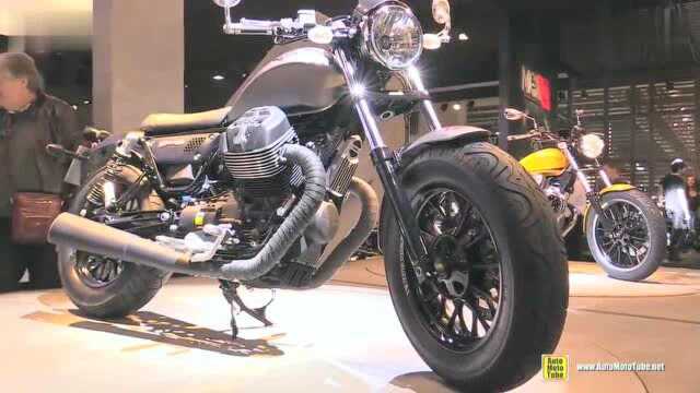 MotoGuzziV9Bobber实拍,这车厉害了