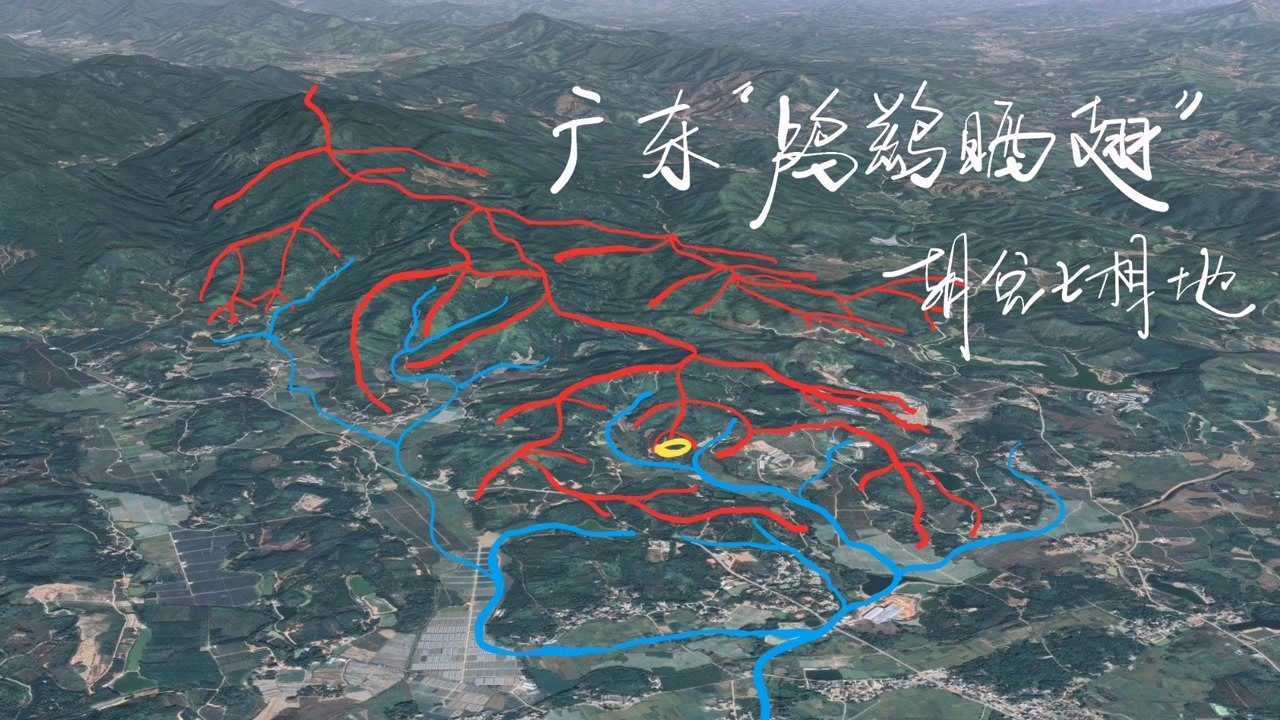广东留题大地鸬鹚晒翅胡兑七留题紫薇落脉出滩头一头三起一头牛禄马