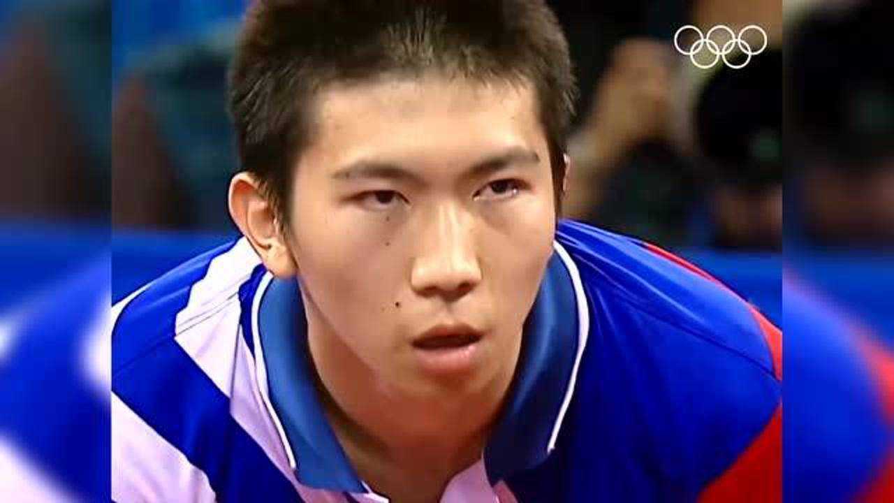 04年奥运会六局大战柳承敏搏杀登顶王皓败走雅典后三局