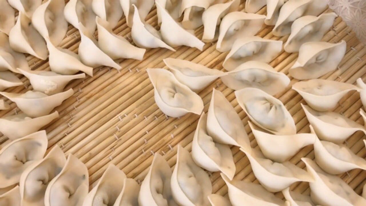 豫西南县城都是包方叶的饺子好看又美味一口一个根本停不下来