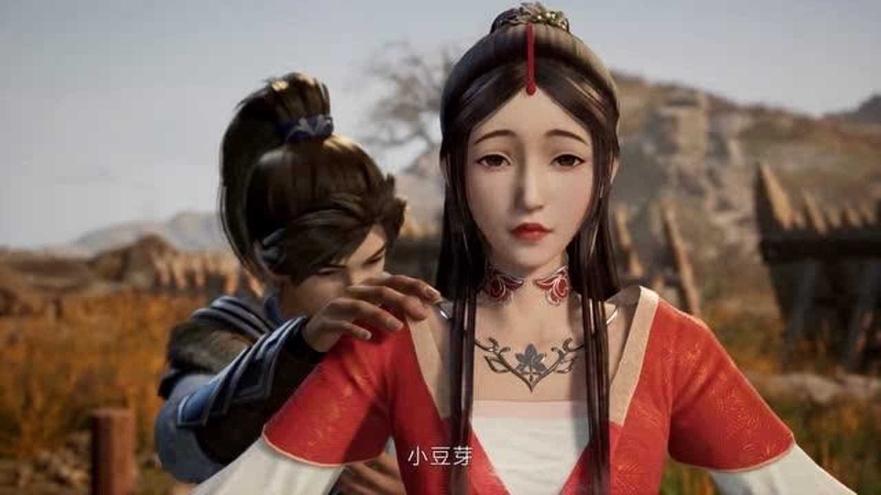 《天荒战神》小豆芽保护姬小发,姬小发就是个废物