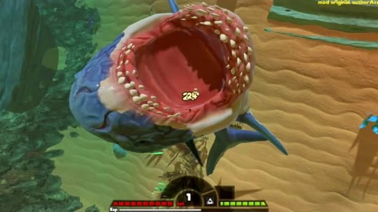 大白鲨大战巨齿鲨 海底大猎杀