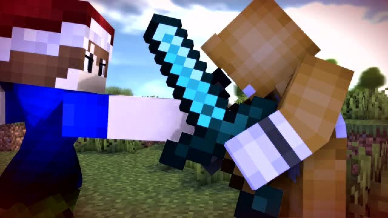 我的世界游戏骑士999穿越到mc中生存是个问题