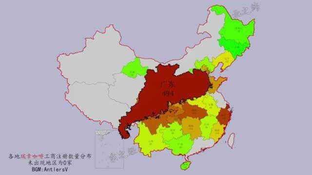 全国各省市瑞幸咖啡数量分布,看看你的家乡有几家?