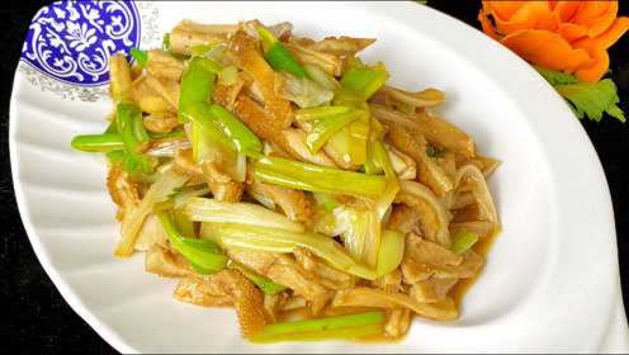 牛肚你挑对了吗,这道大葱炒肚丝,从选料到烹饪的技巧都告诉你