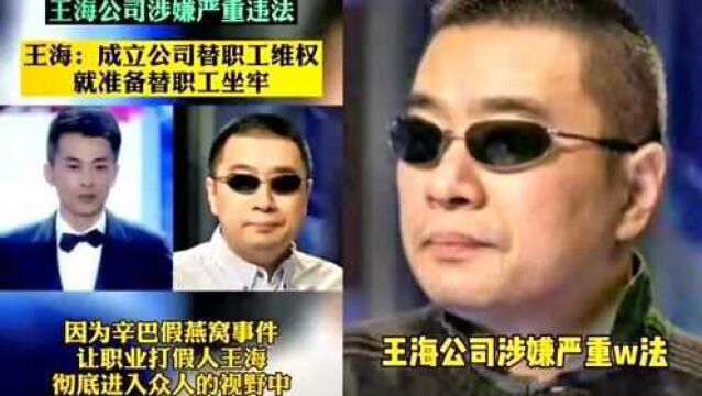 王海回应公司违法:替职工维权就准备替职工坐牢!你怎么看