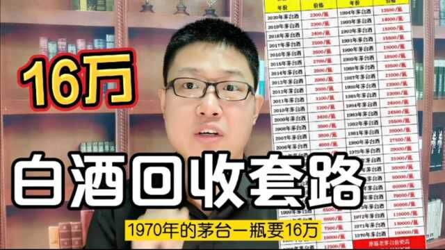 高价回收白酒是什么套路?如何赚钱的?真的是从事假酒生意嘛?