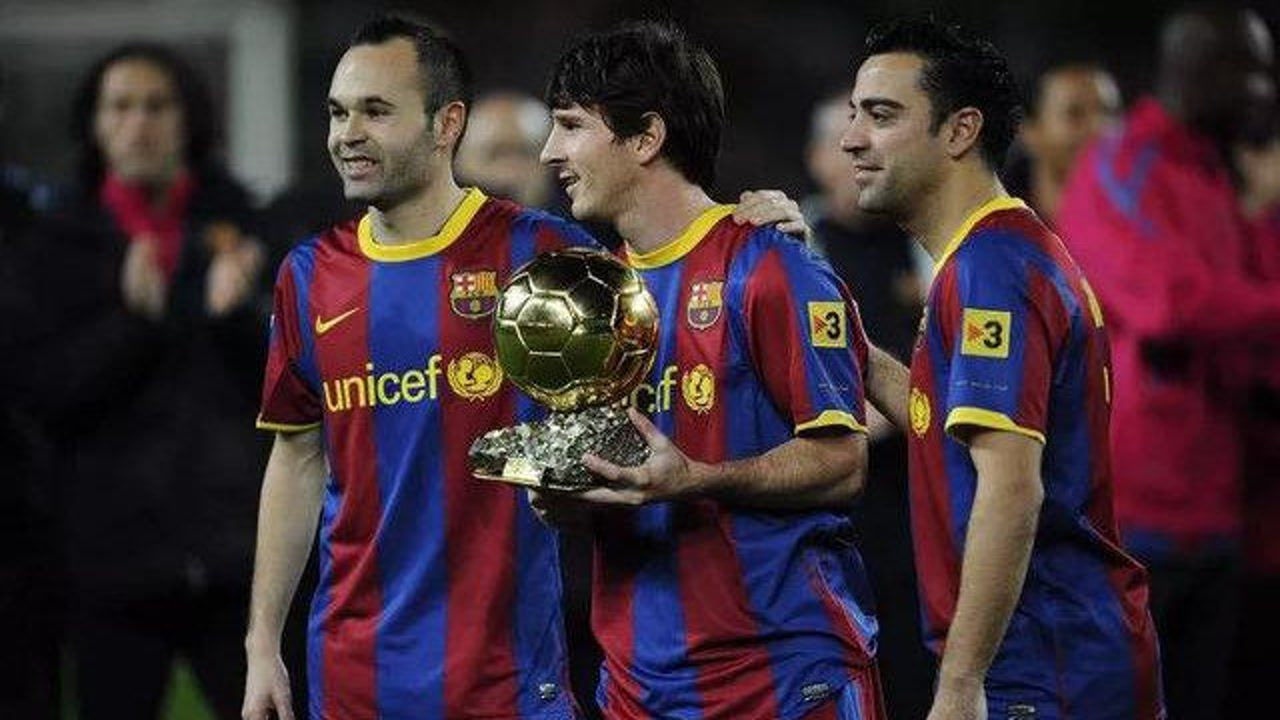 最强梦三巴萨,哈维 伊涅斯塔 梅西,所向披靡!