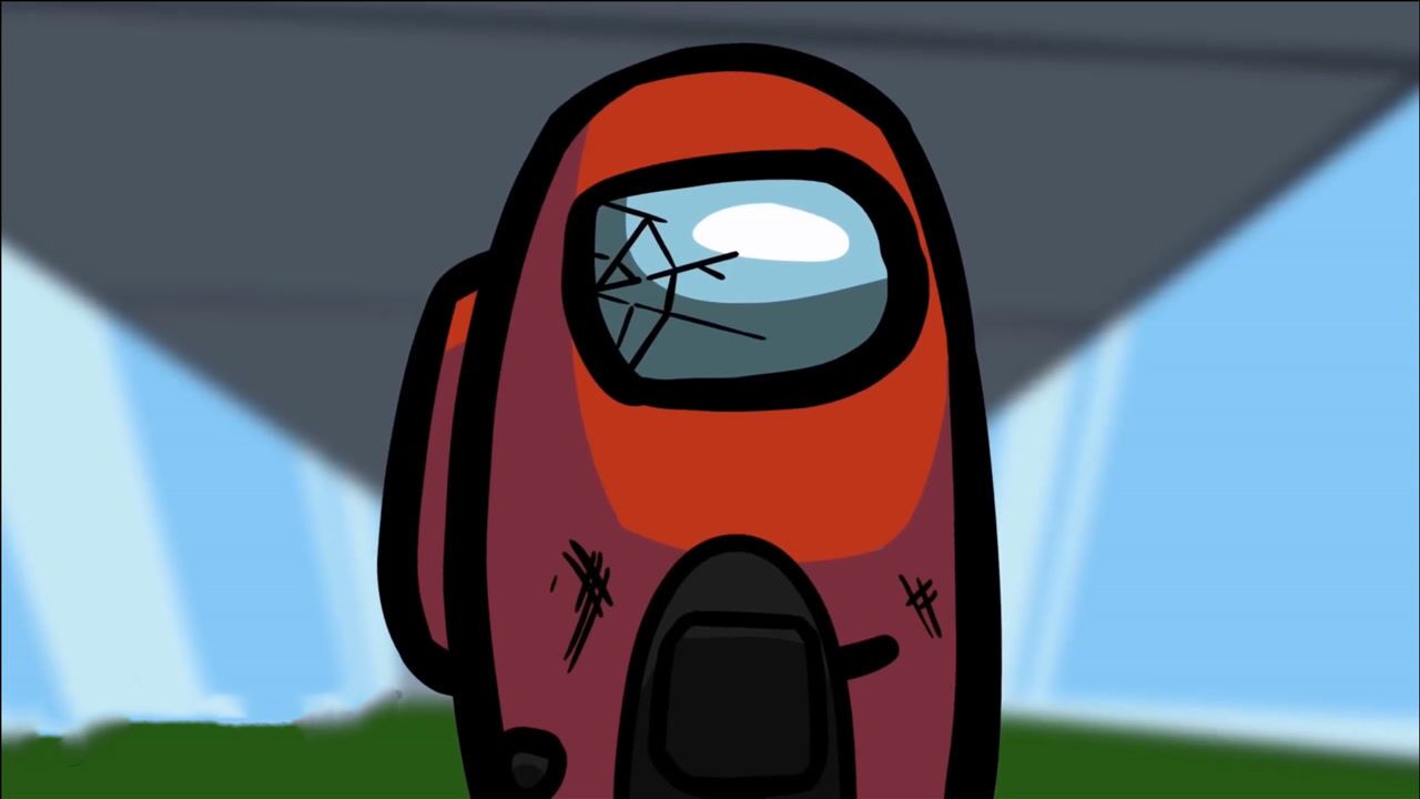 amongus我们之中游戏 被打败的小红又站起来了