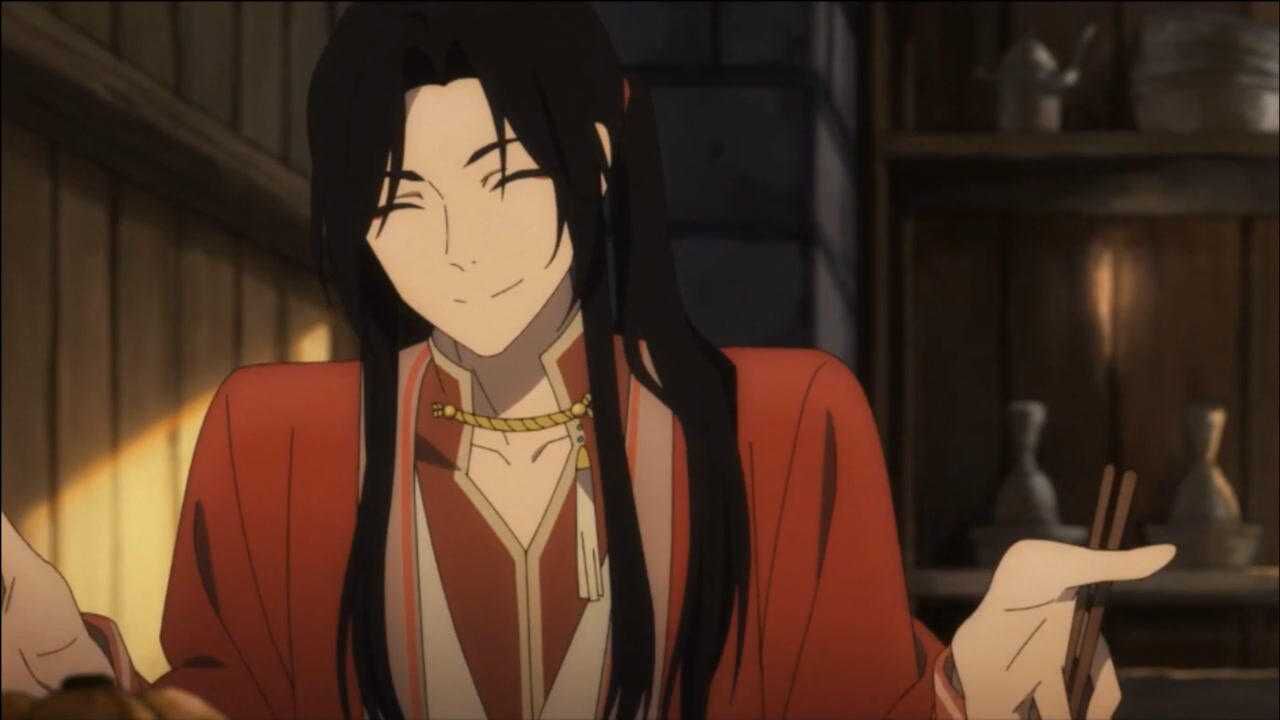 动漫天官赐福花城大小号切换自如时而软萌时而霸气