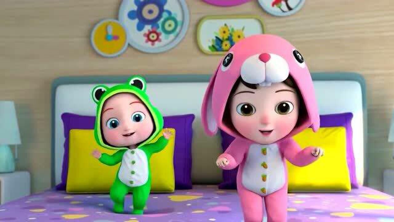 超级宝贝jojo:快乐的池塘里有只小青蛙