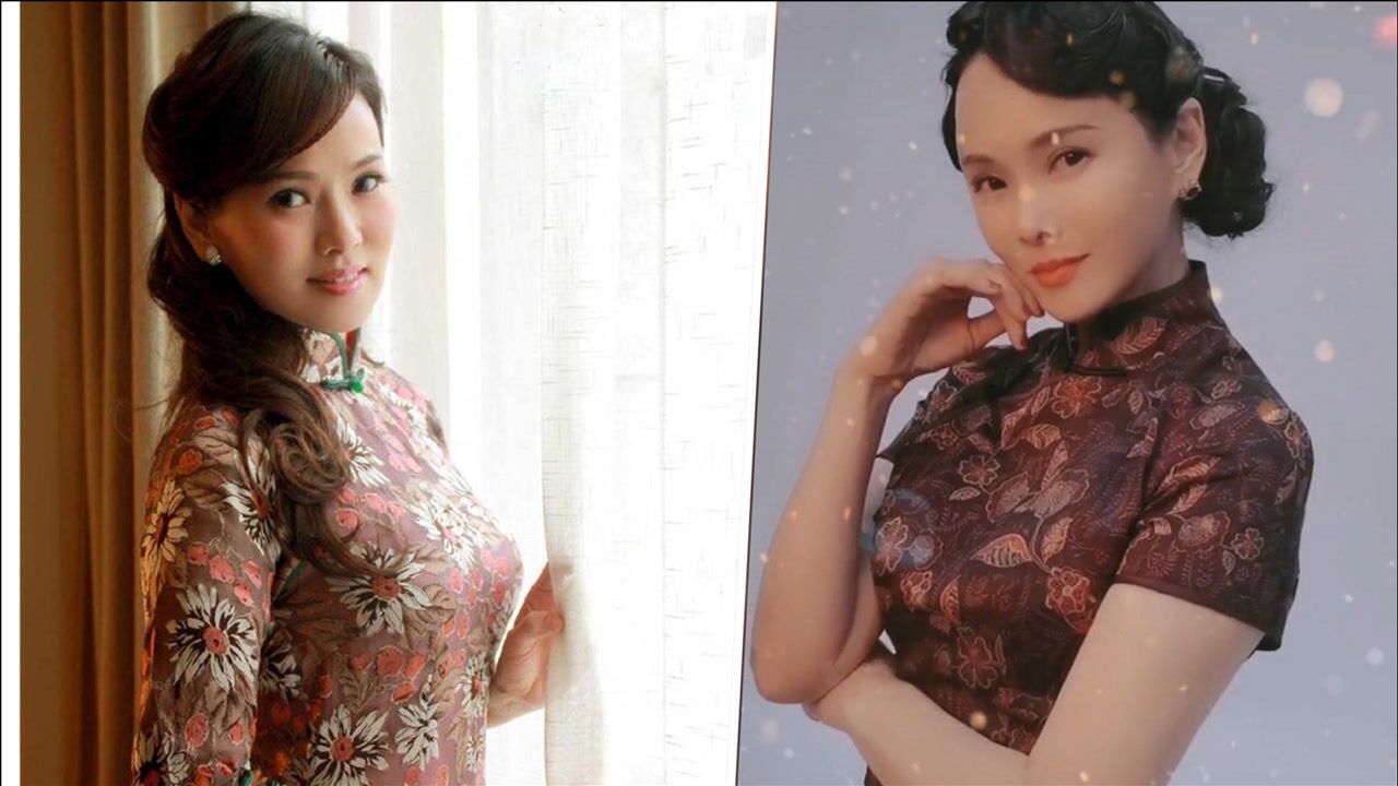 52岁伊能静将旗袍穿出万般风情娇艳欲滴惹人醉难怪秦昊对她用情至深