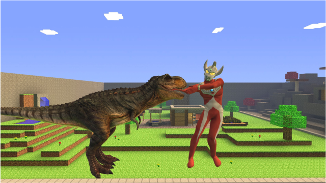 霸王龙把泰罗奥特曼的手咬住了要怎么拿出来呢