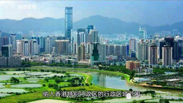 地理答啦:落马洲河套,位于广东省深圳市与香港特区间的“飞地”