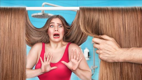 拥有超长头发的女孩，生活会遇到什么难题？网友：看完想剪短发！