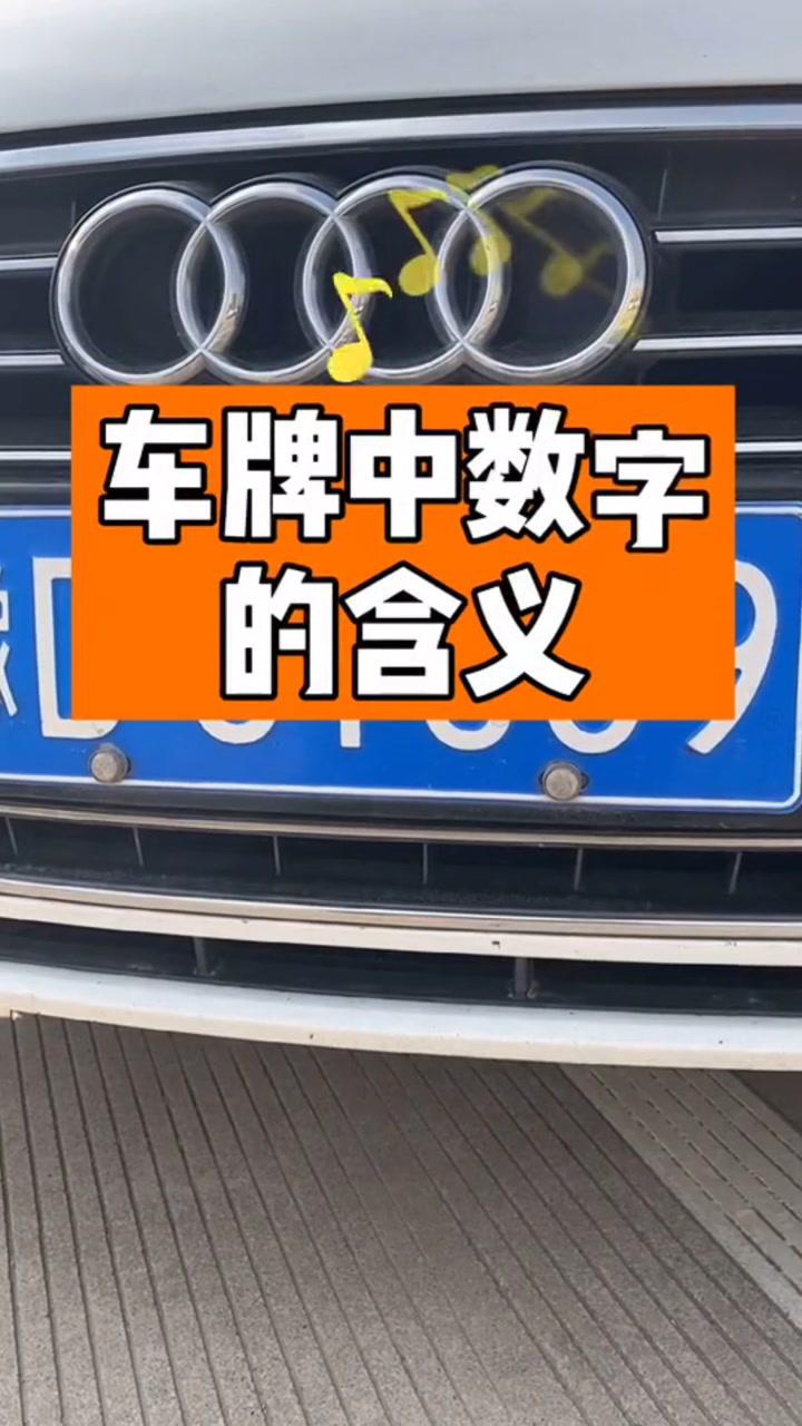 车牌中数字的含义腾讯视频}