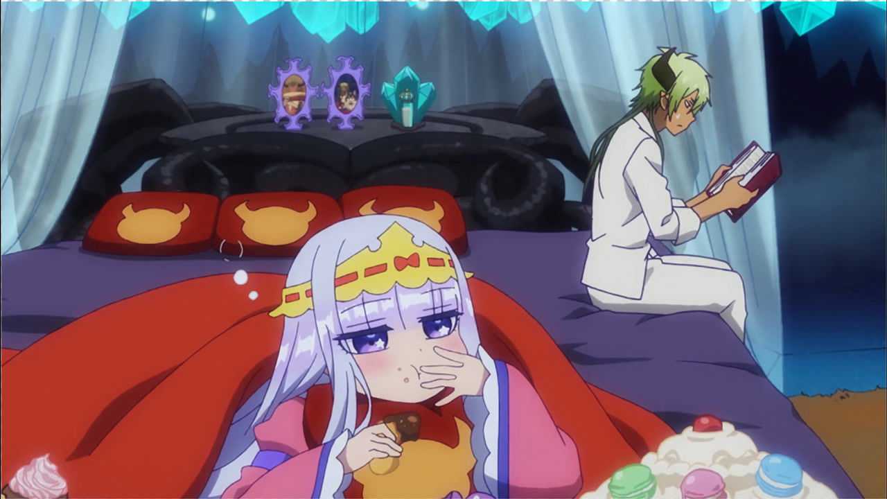 在魔王城说晚安公主爬上魔王的床参加睡衣派对魔王害羞想恋爱