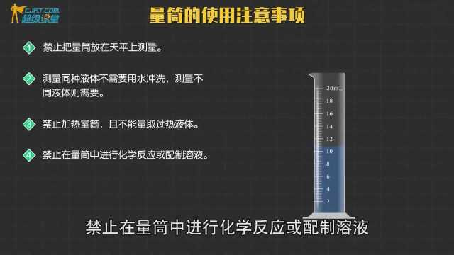 大脑会了手不会系列,量筒的使用(超级课堂)