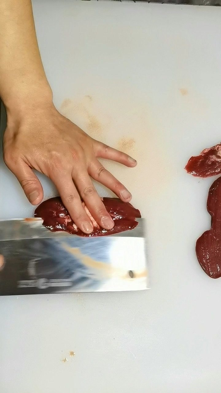腰花的常规切法