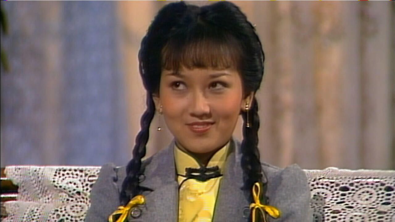 80版上海滩冯程程破涕为笑的样子真美