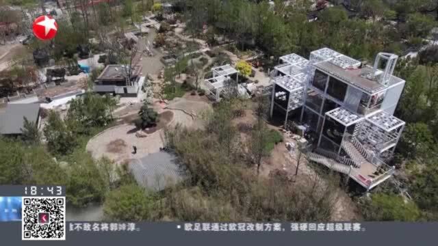 上海:汇集500多种新优花卉 花博会上海园建设进入冲刺阶段