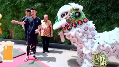 看到专业的舞狮表演，才明白其中的门道，中华文化博大精深