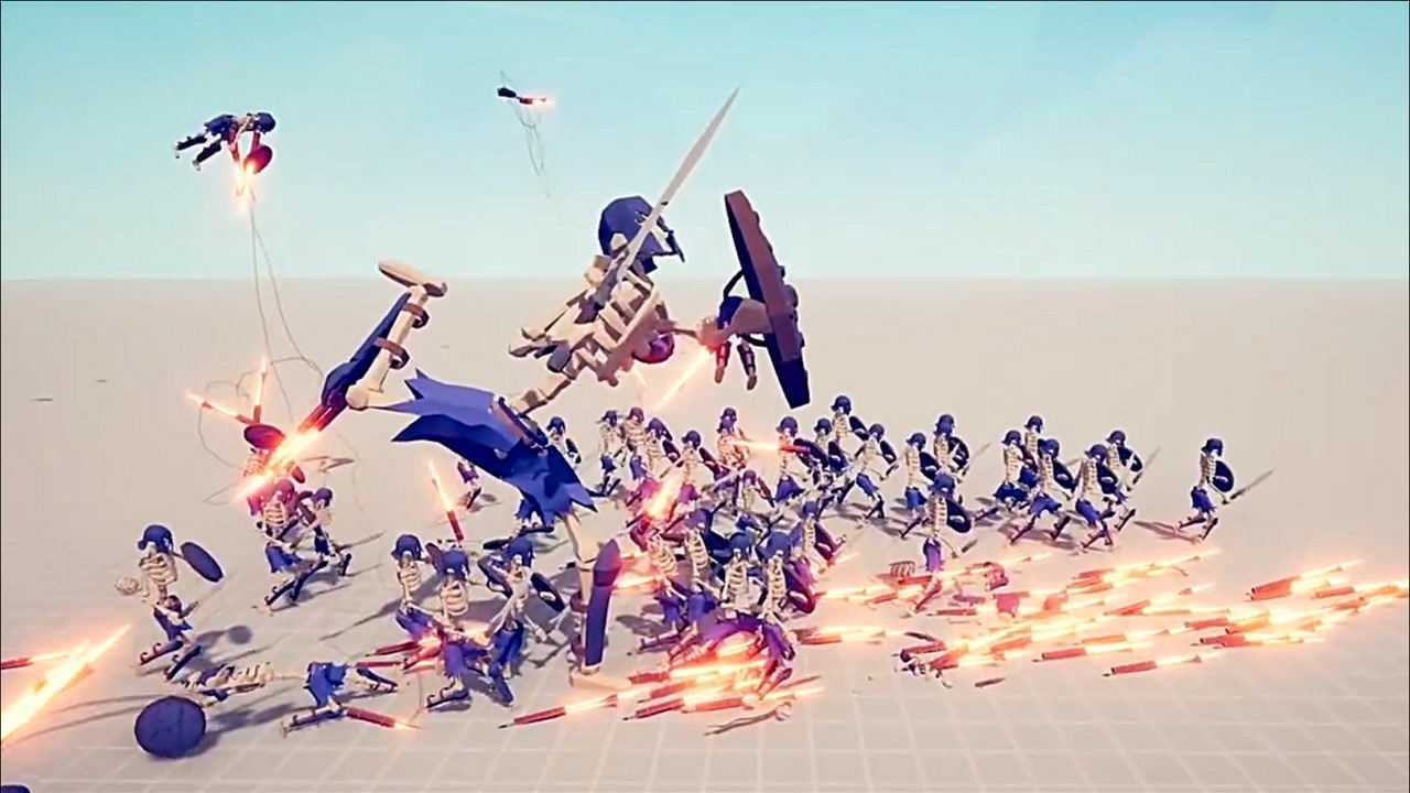 全面战争模拟器骷髅军团进攻选手们各显神通