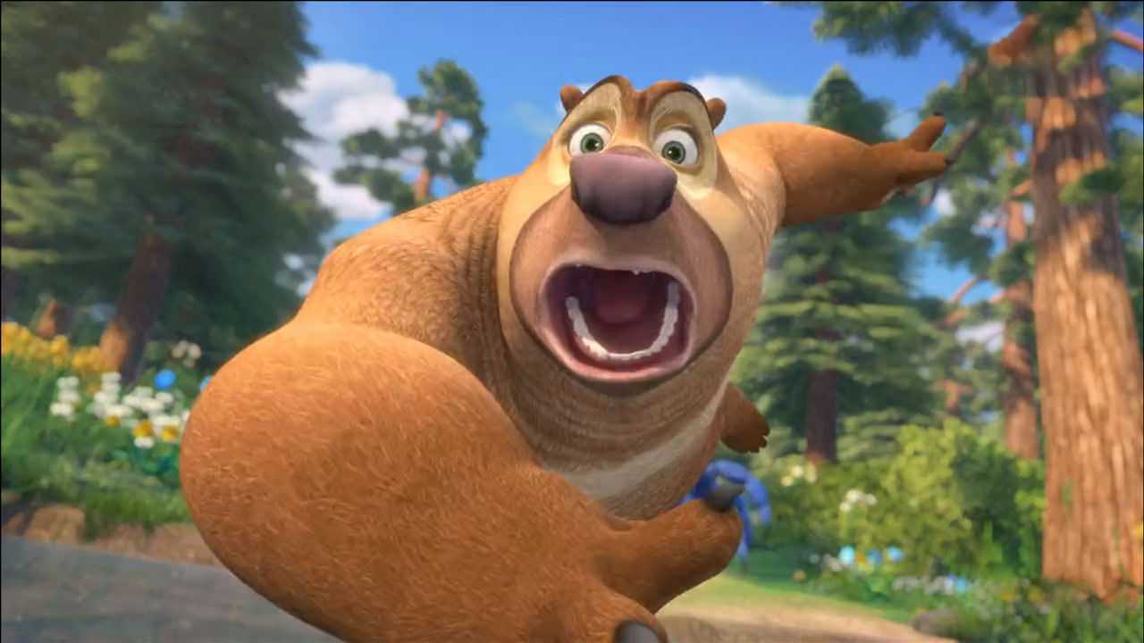 熊出没之探险日记:森林出现变异巨型螃蟹,一直追着熊二跑