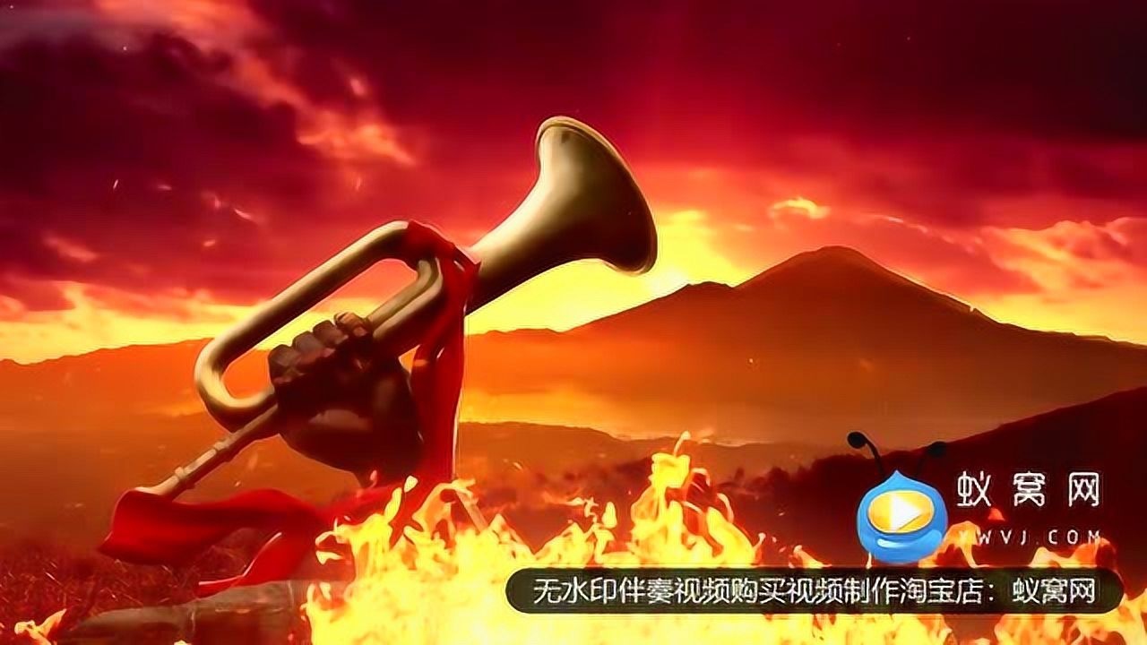 s2760井岗丰碑星星之火可以燎原燃烧的火炬爱党爱国视频素材