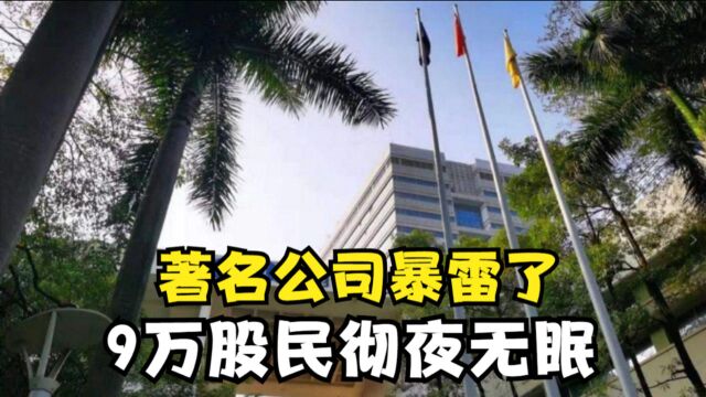 又一上市公司暴雷,从盈利2000万变预亏近6亿,投资者们亏惨了