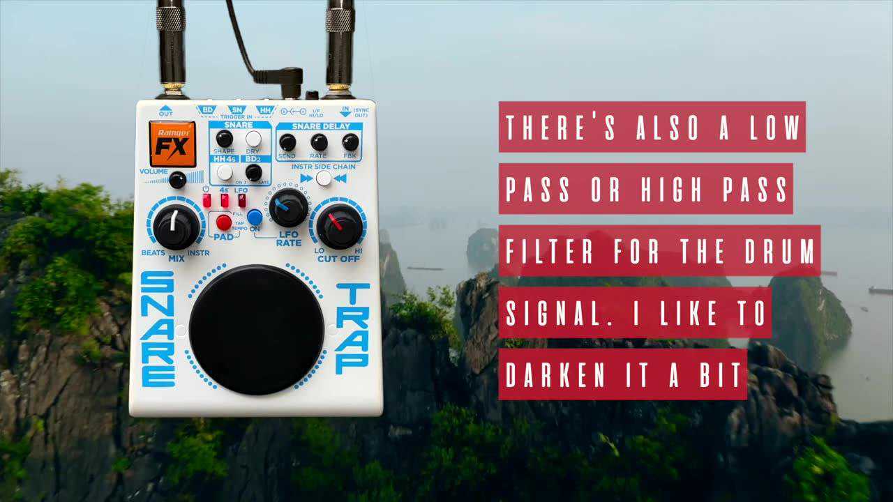 rainger fx snare trap 实验鼔机 单块效果器 噪音实验利器