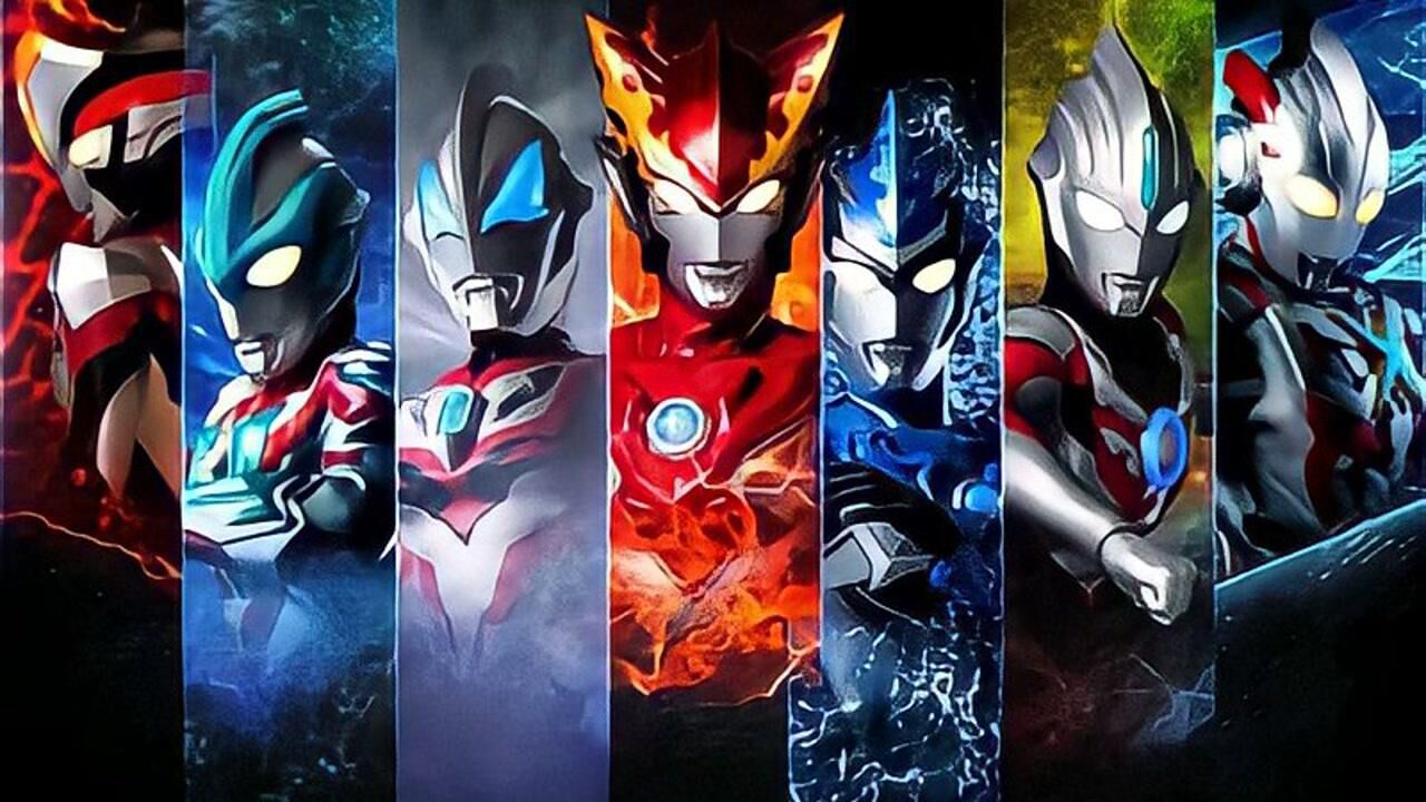 全员奥特曼出场捷德赛罗贝利亚欧布盖亚等等