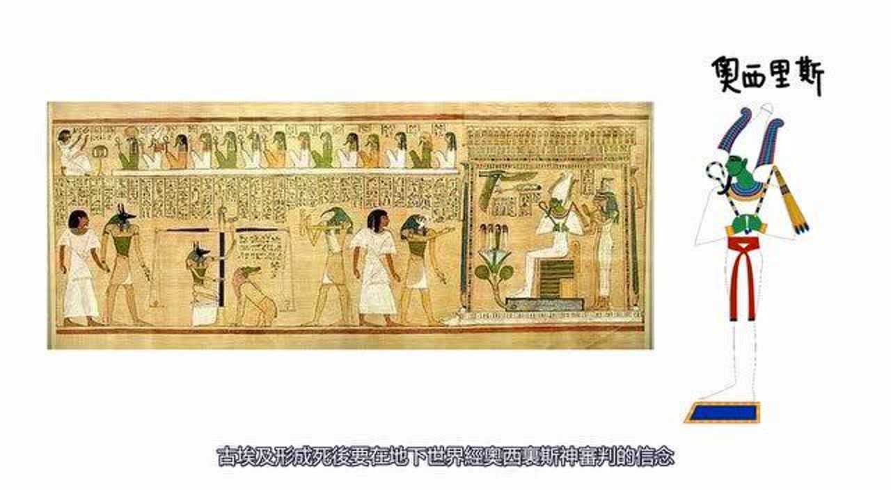 古埃及冥王奥西里斯的审判