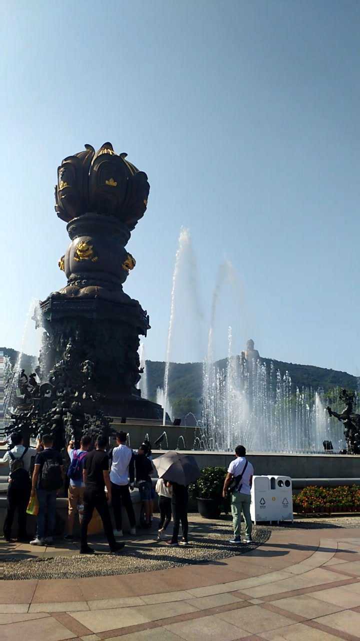 灵山大佛   九龙灌浴