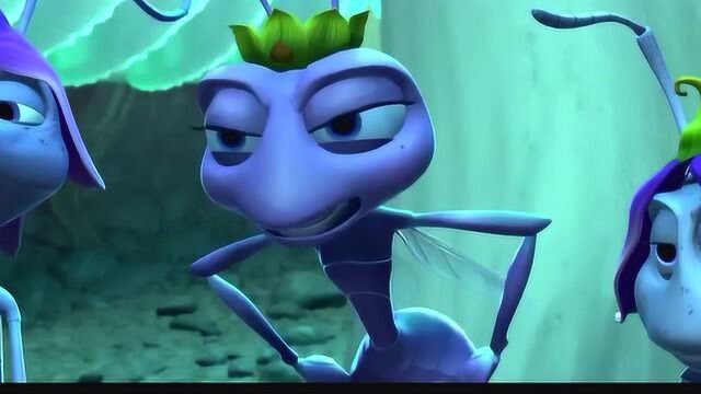 虫虫危机 :蚂蚁们在收集粮食,结果被被飞力破坏了,让女王很生气.