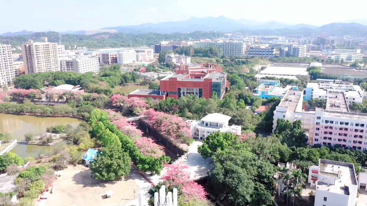 广州软件学院校园风景视频