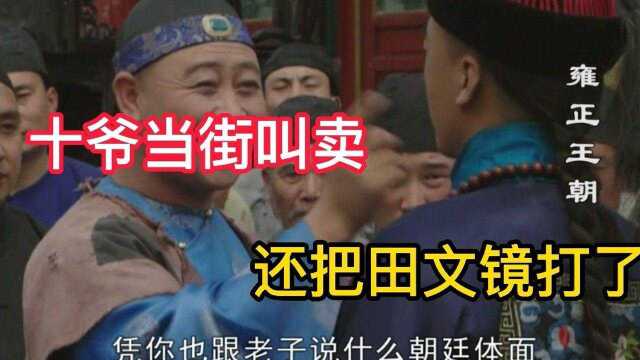 雍正王朝:十阿哥装惨卖家具,谁说都不好使,就要抽田文镜撒气