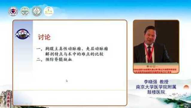 李晓强《涉及腹腔内脏的胸腹主主动脉瘤的开窗和分支支架技术》@血管资讯