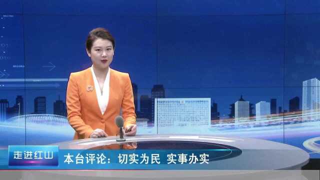 本台评论:切实为民 实事办实