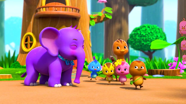 萌鸡小队:小象打喷嚏停不下来,小鸡们的办法太不靠谱了