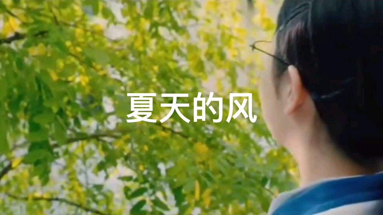 挺好听的一首新歌《夏天的风》_腾讯视频