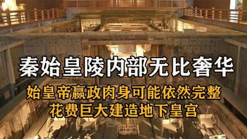 嬴政肉身依旧完整？3D曝光秦始皇陵奢华无比，内现彩色兵马俑军队 纪录片