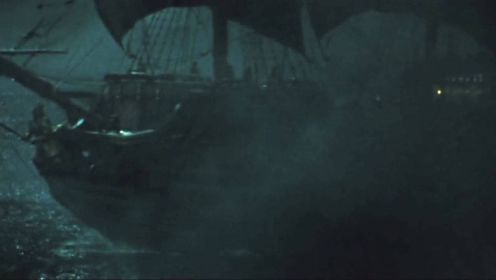 加勒比海盗5：死无对证-12 海军欲攻击黑珍珠号，却被幽灵船瞬间摧毁