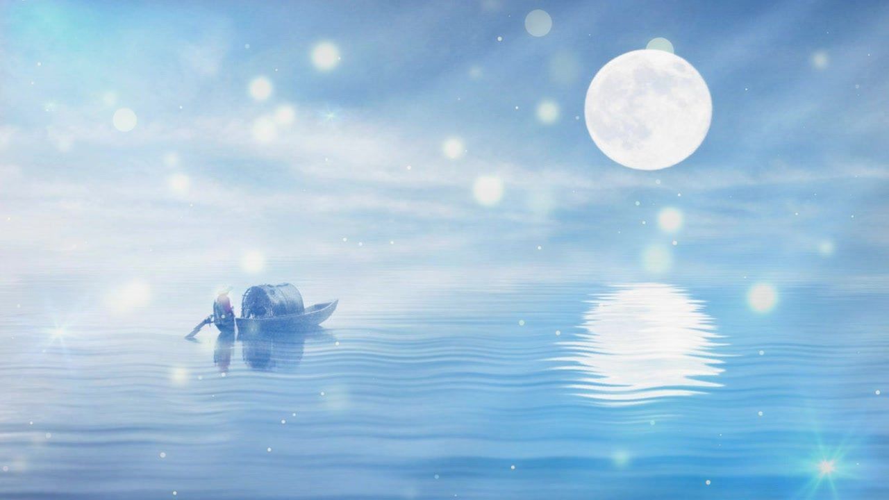 f2737_月下独酌李白背景视频 _腾讯视频