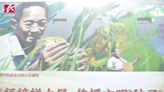 湖南画师历时6天绘制巨幅袁隆平画像,市民:看到画像就想起他