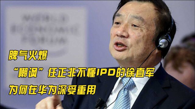 脾气火爆,“嘲讽”任正非不懂IPD的徐直军,为何在华为深受重用