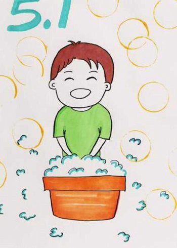 五一劳动节主题画:我爱做家务#儿童创意绘画#绘画手工#五一 #兴趣才艺