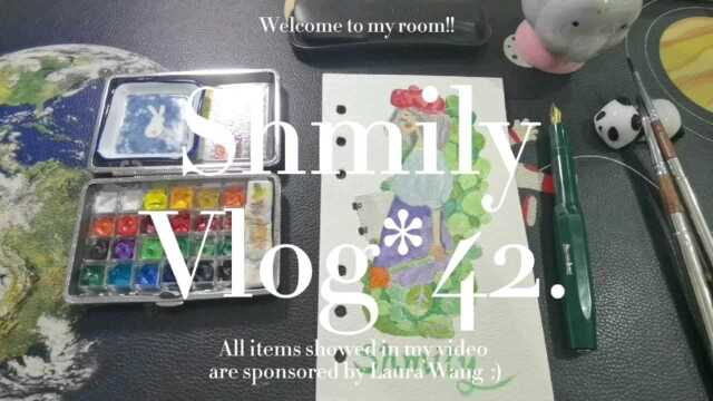 Vlog*42✨四线小县城公司职员上班日常打卡/每日咖啡/水彩手帐画