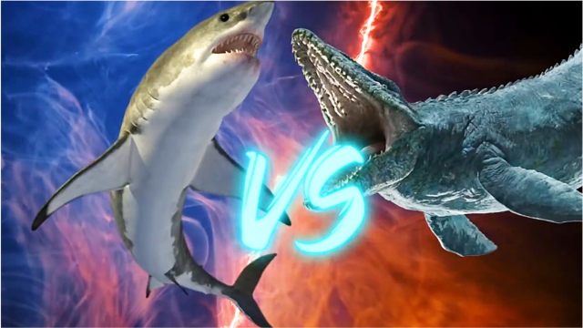 巨齿鲨vs沧龙